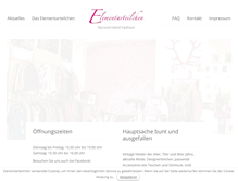 Tablet Screenshot of elementarteilchen-secondhand.de